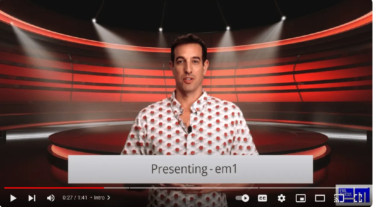 סרטון של אייל מרקוס על בינה מלאכותית